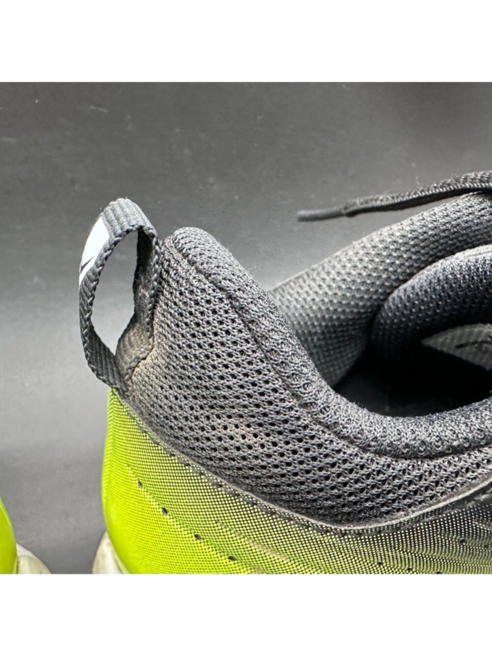 Nike Vapor Baseball Cleats Black Neon Yellow Size 5Y Youth Sports Turf Shoes - Picture 12 of 14